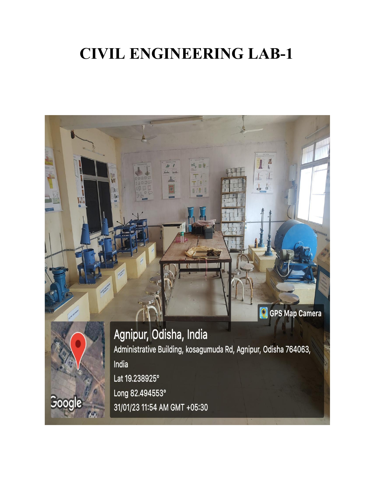 CIVIL ENGG. LAB -I