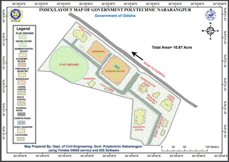 Index Layout Map Of GP Nabarangpur